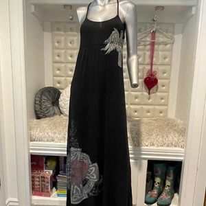 Hot Choco sequenced racer back dress